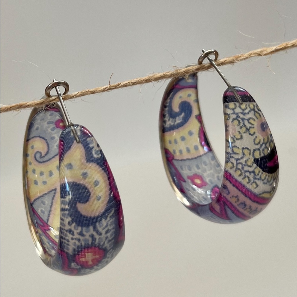 Vintage Etro Hoop Earrings